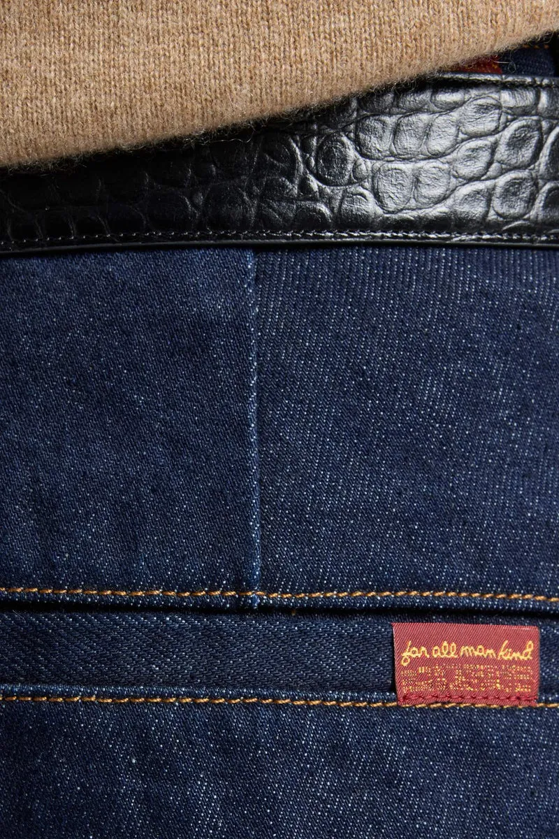 LOW STRAIGHT in Denim Iron Blue
