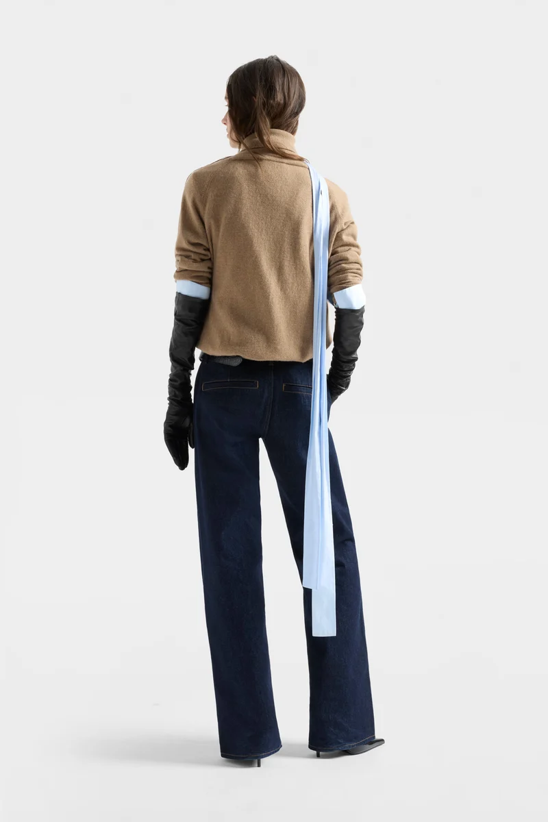 LOW STRAIGHT in Denim Iron Blue