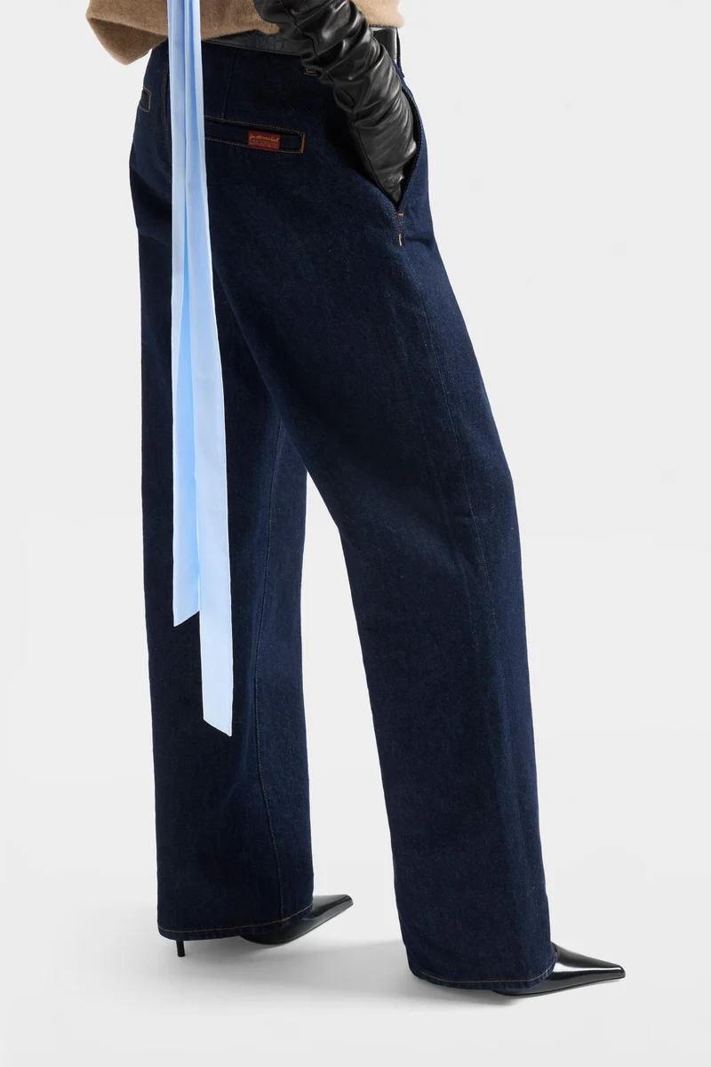 LOW STRAIGHT in Denim Iron Blue
