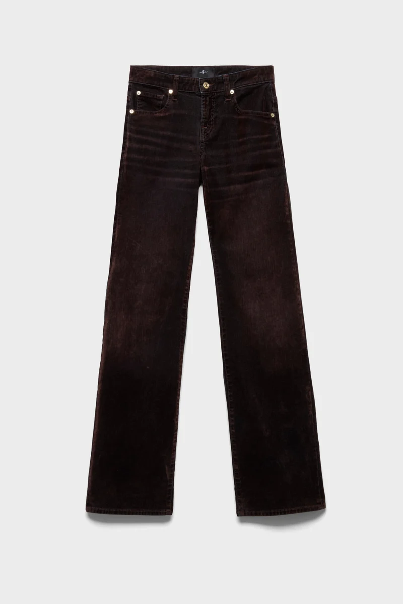 LOW STRAIGHT in Flock Denim Brown