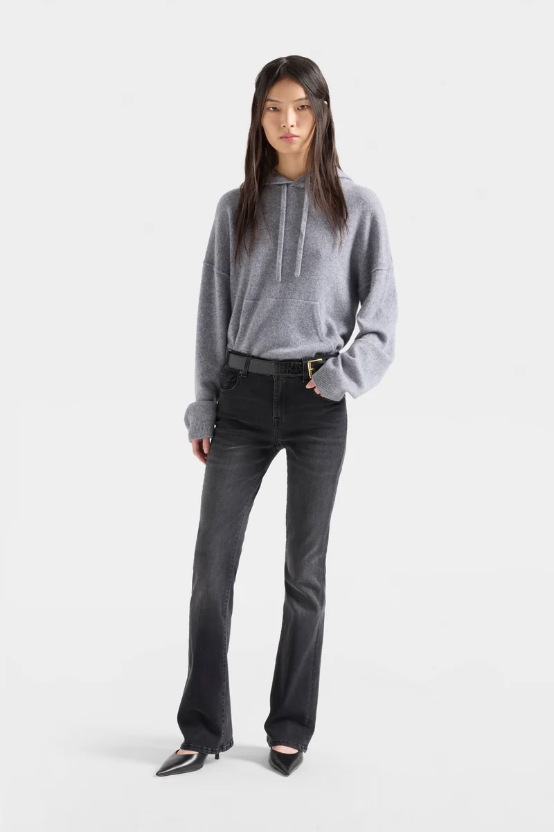 HOODIE in Cashmere Wolf