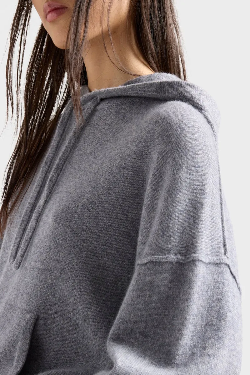 HOODIE in Cashmere Wolf