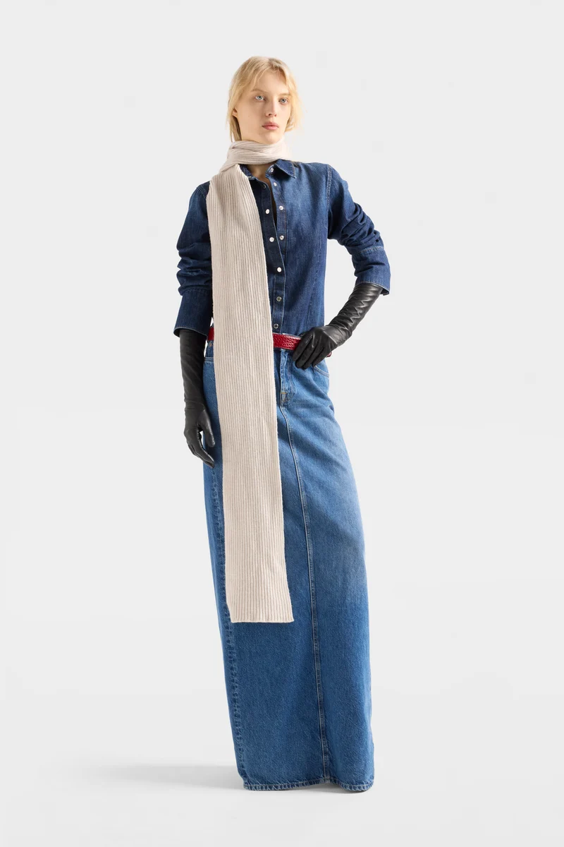 CLEAR SHIRT in Denim Rainfall