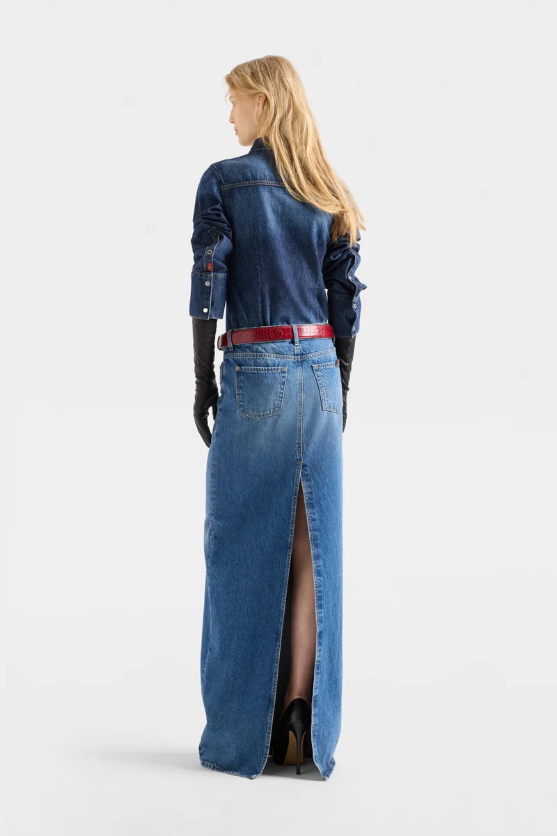 CLEAR SHIRT in Denim Rainfall