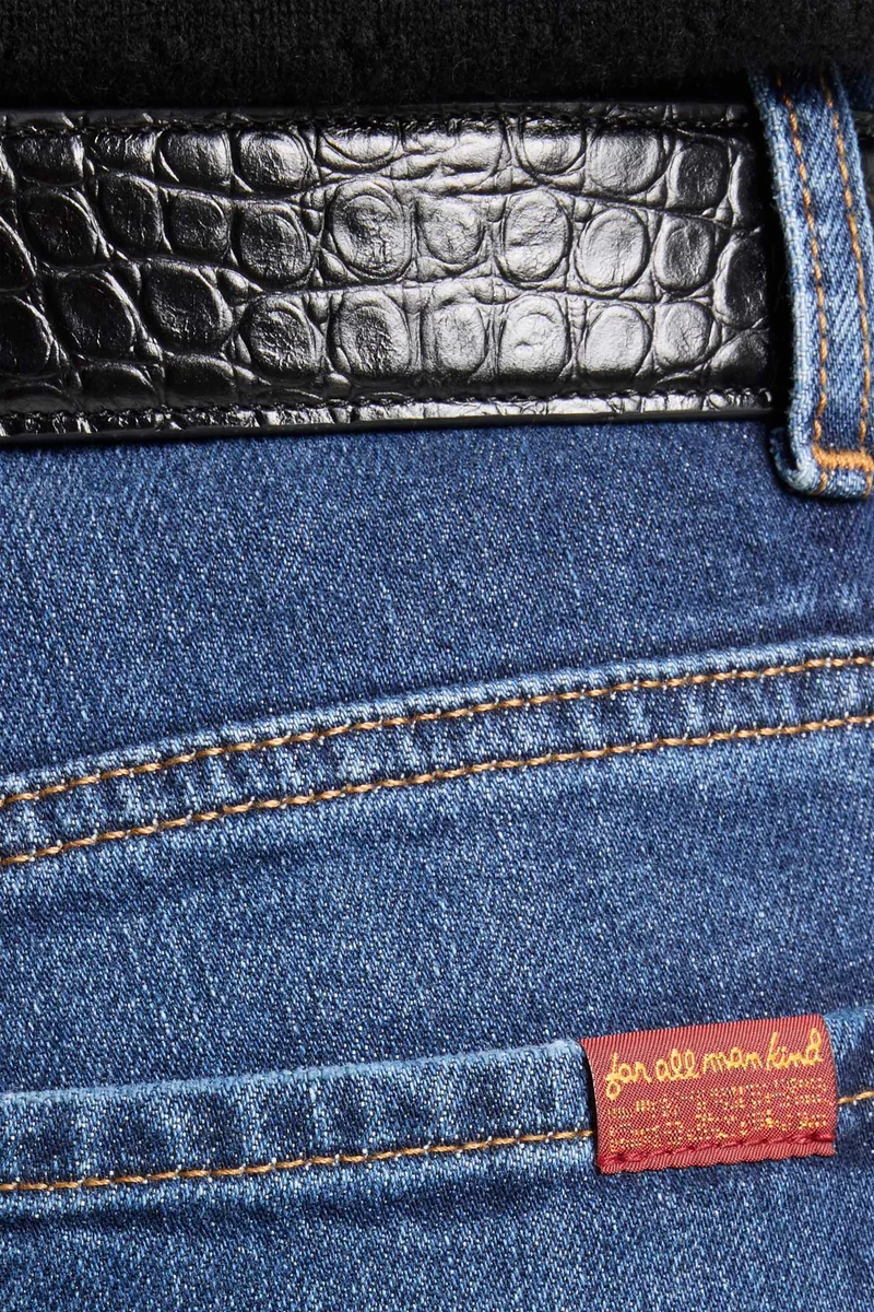 CALIE STRAIGHT in Denim Indiglow