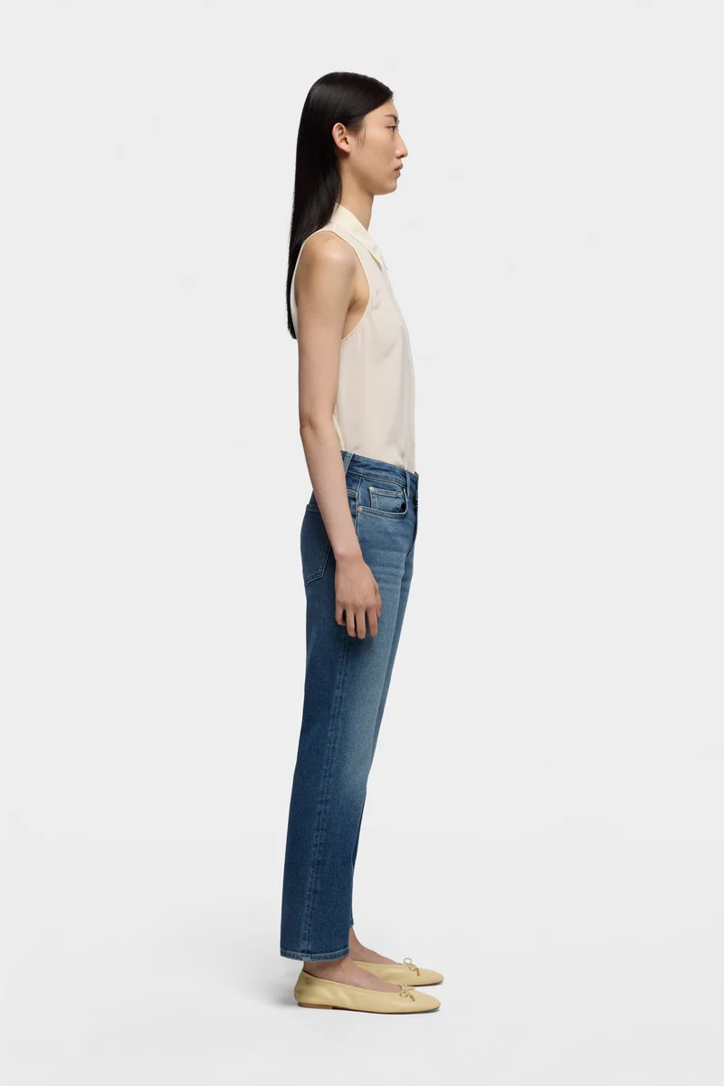 CALIE STRAIGHT ANKLE in Luxe Vintage Tide Break