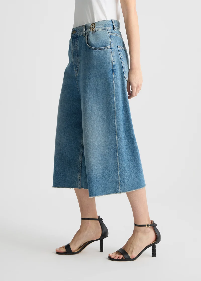 Denim Bermuda Shorts