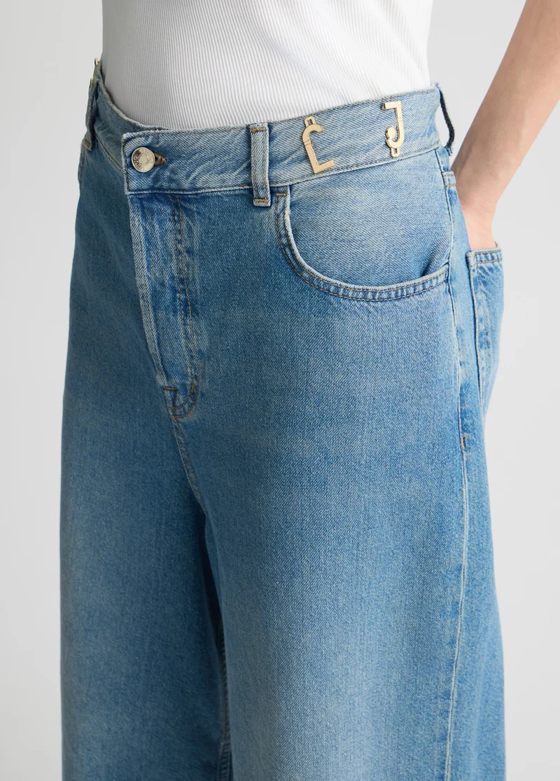 Denim Bermuda Shorts