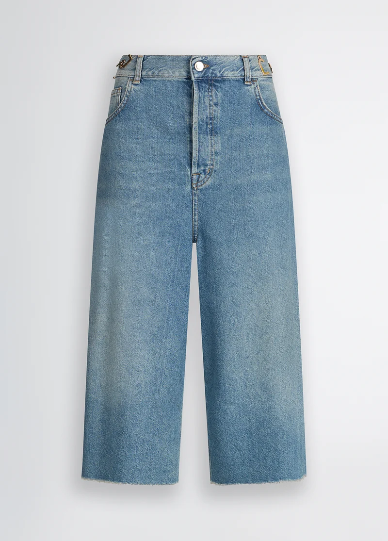 Denim Bermuda Shorts
