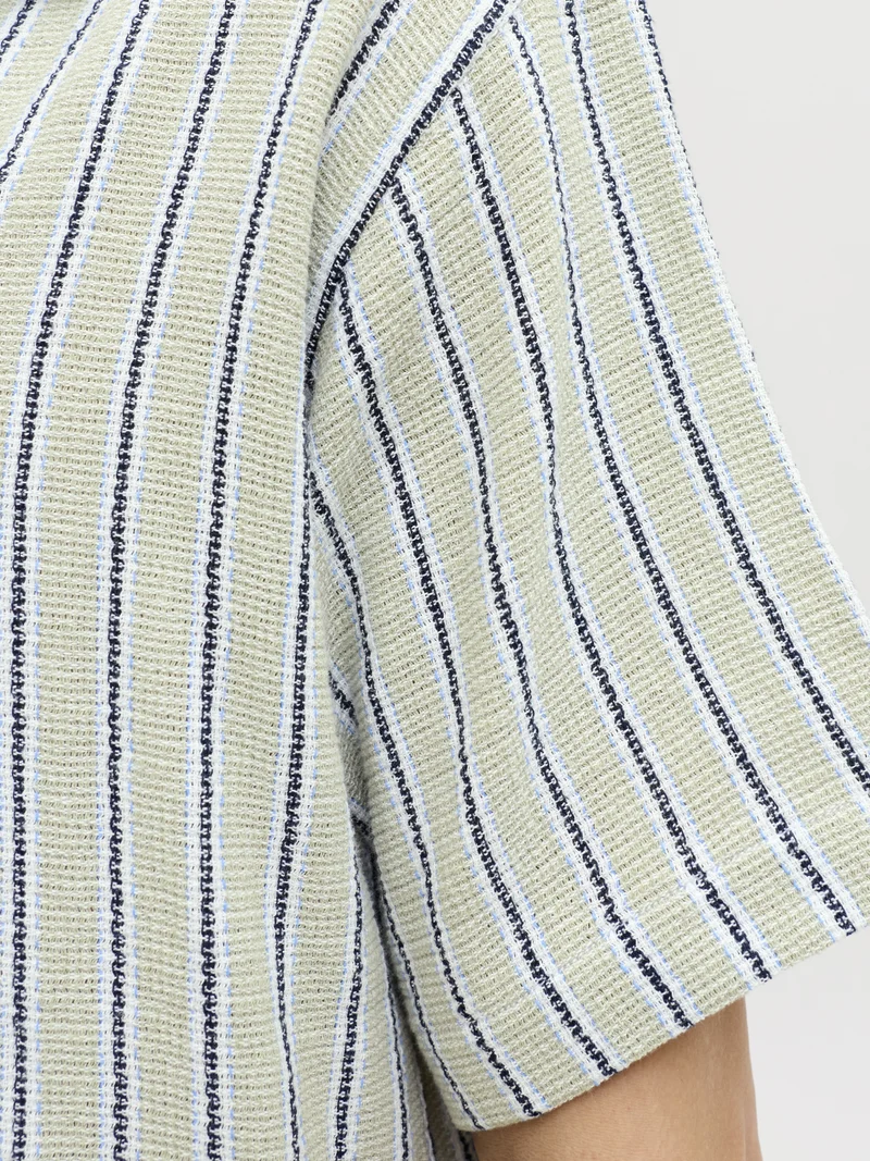 JJECOBA STRIPE RESORT SHIRT SS SN, Tea/STRIPES