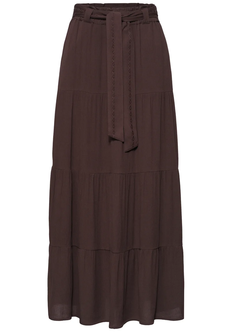 Maxi Volant_solid, espresso brown