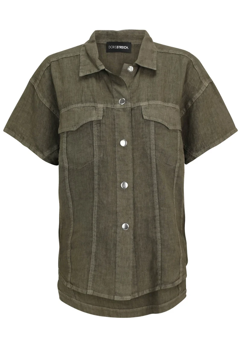 Jacke gewebt, Khaki