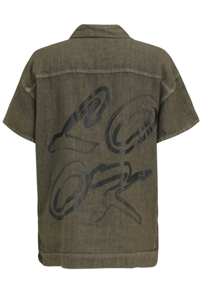 Jacke gewebt, Khaki