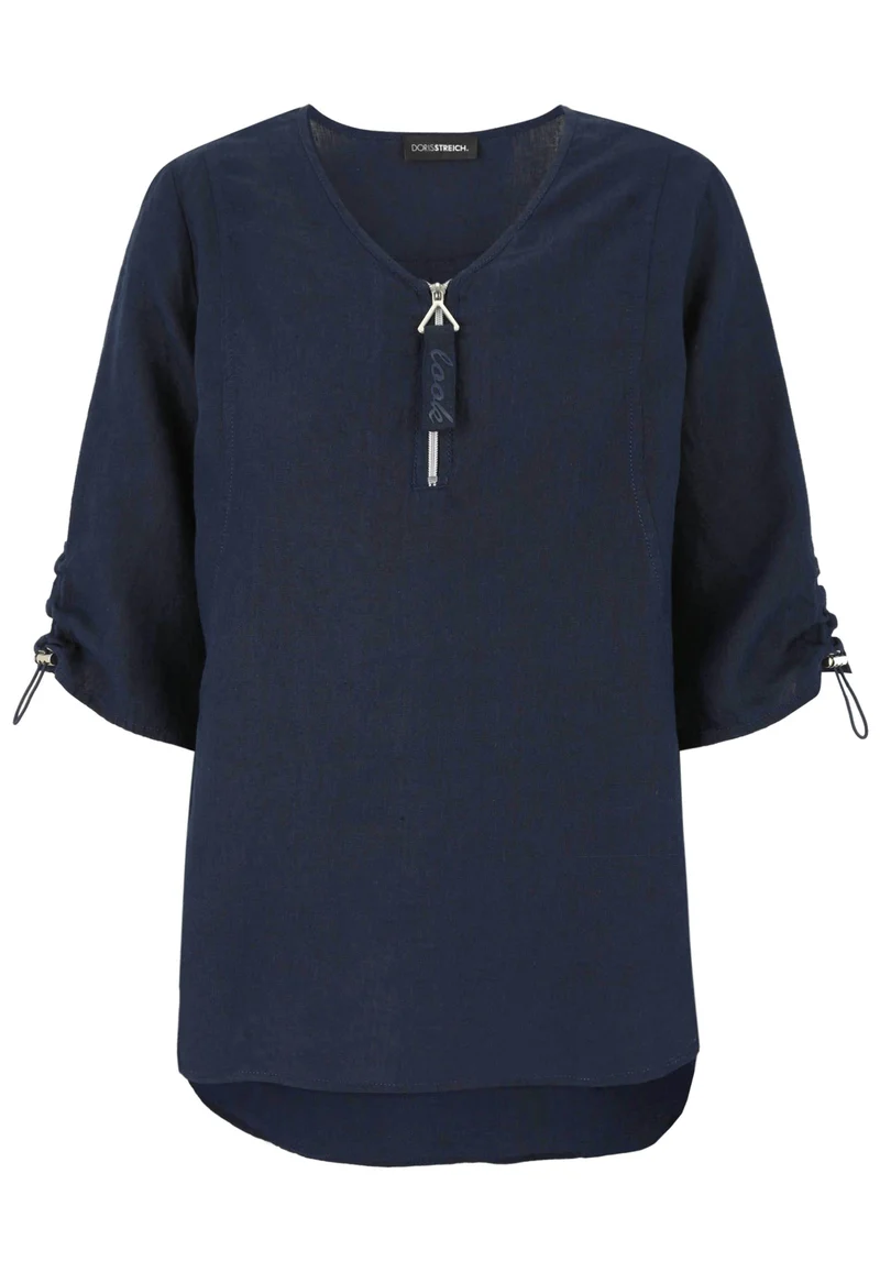 Bluse 1/2 Arm, Marine