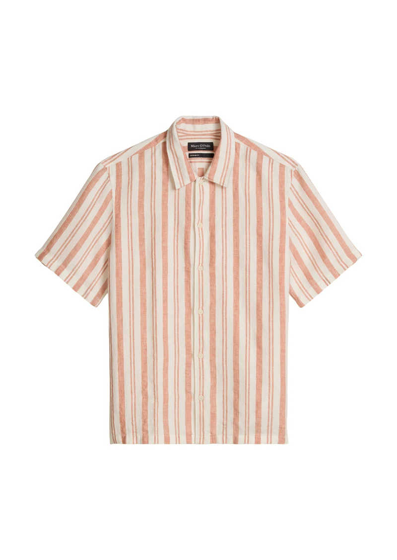 Woven Shirts Shortsleeve, Medium Orange_Multi_39