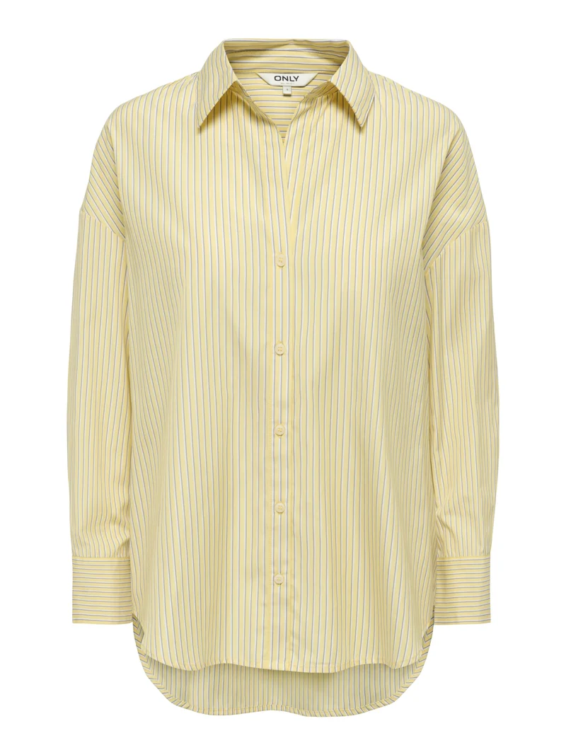 ONLOREGON ALVA LS REG SHIRT NOOS WV, Sunlight/CLOUD DANCER