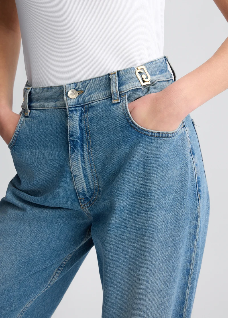 High-Rise Baggy Jeans