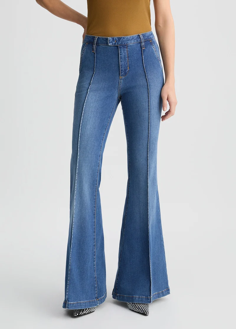 High-Rise Flared Jeans