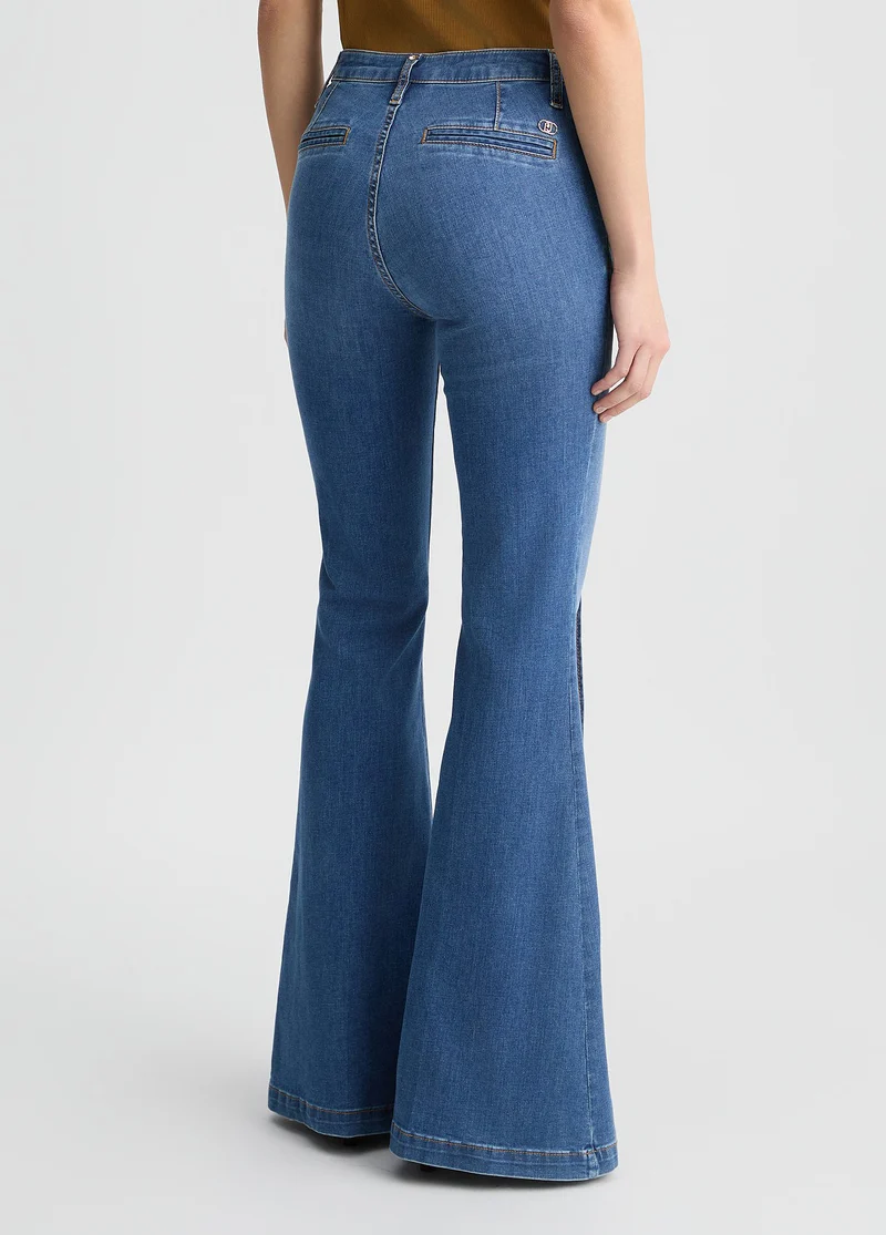 High-Rise Flared Jeans