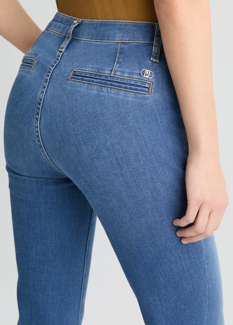 High-Rise Flared Jeans