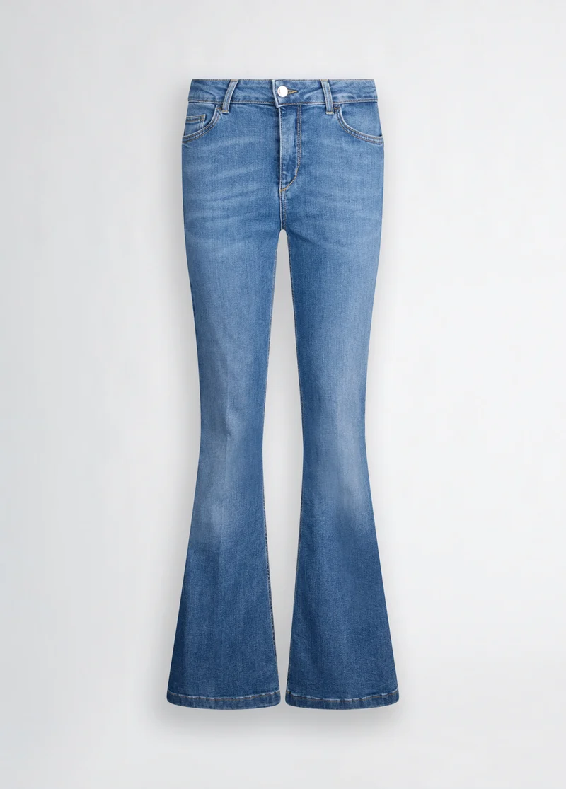 Blue Bell-Bottom Jeans