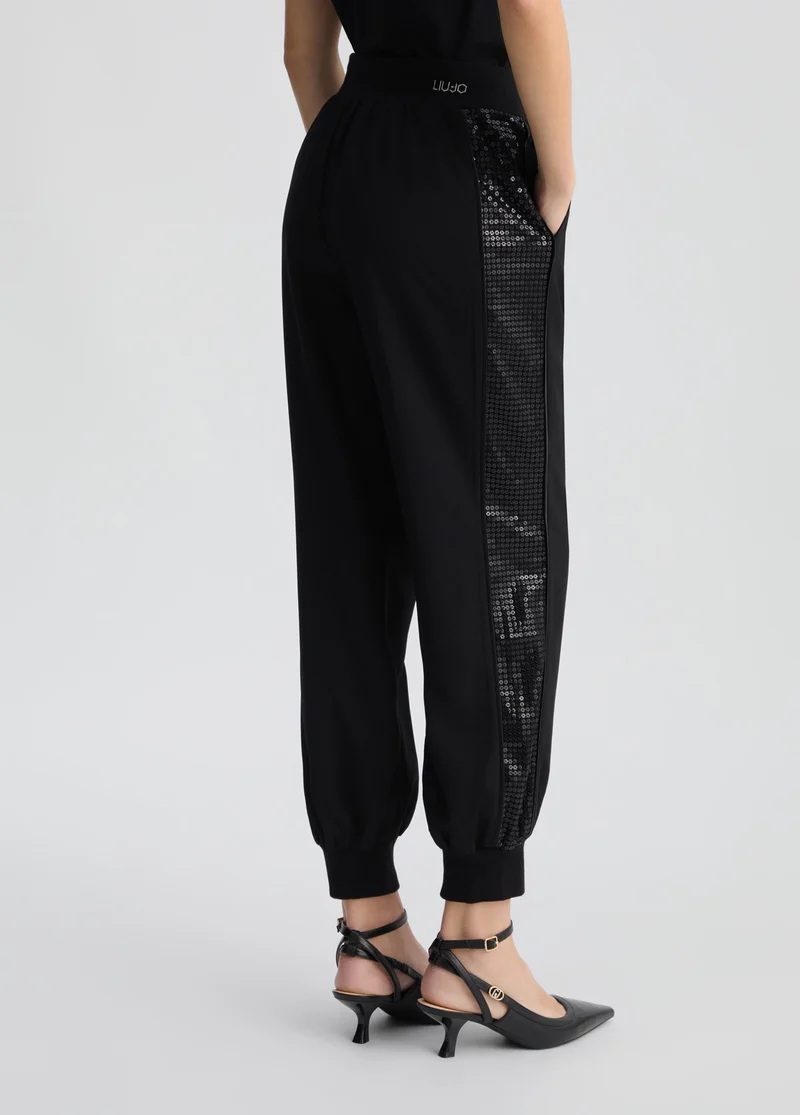 Joggers with Sequins
