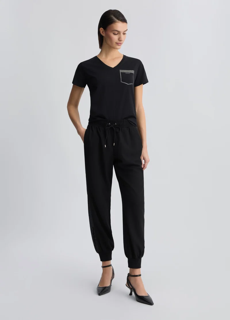 Joggers with Sequins