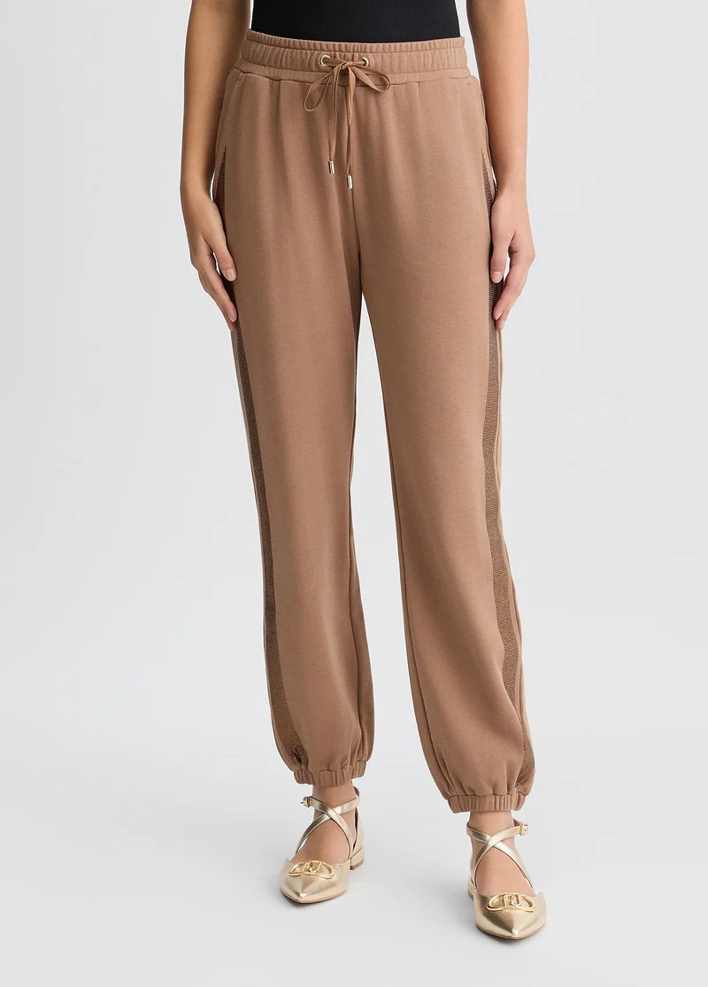 Brown Fleece Jogging Bottoms