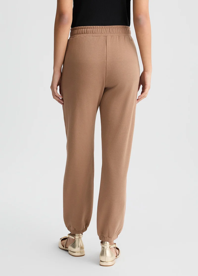 Brown Fleece Jogging Bottoms
