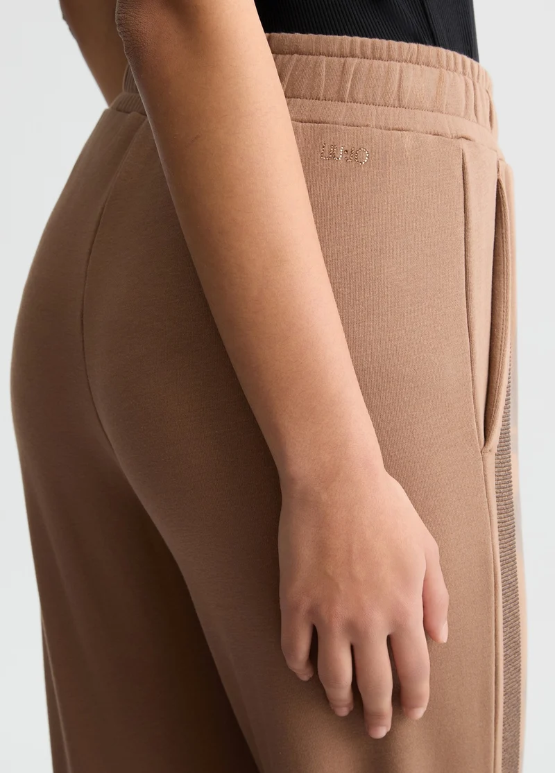 Brown Fleece Jogging Bottoms