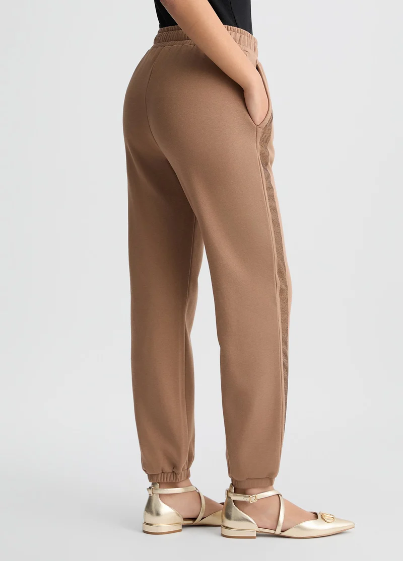 Brown Fleece Jogging Bottoms