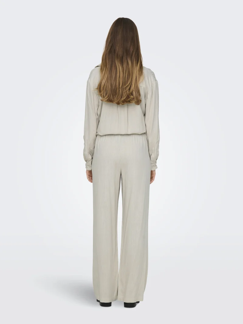 JDYCAYA LINEN MW PANT WVN NOOS, Moonbeam