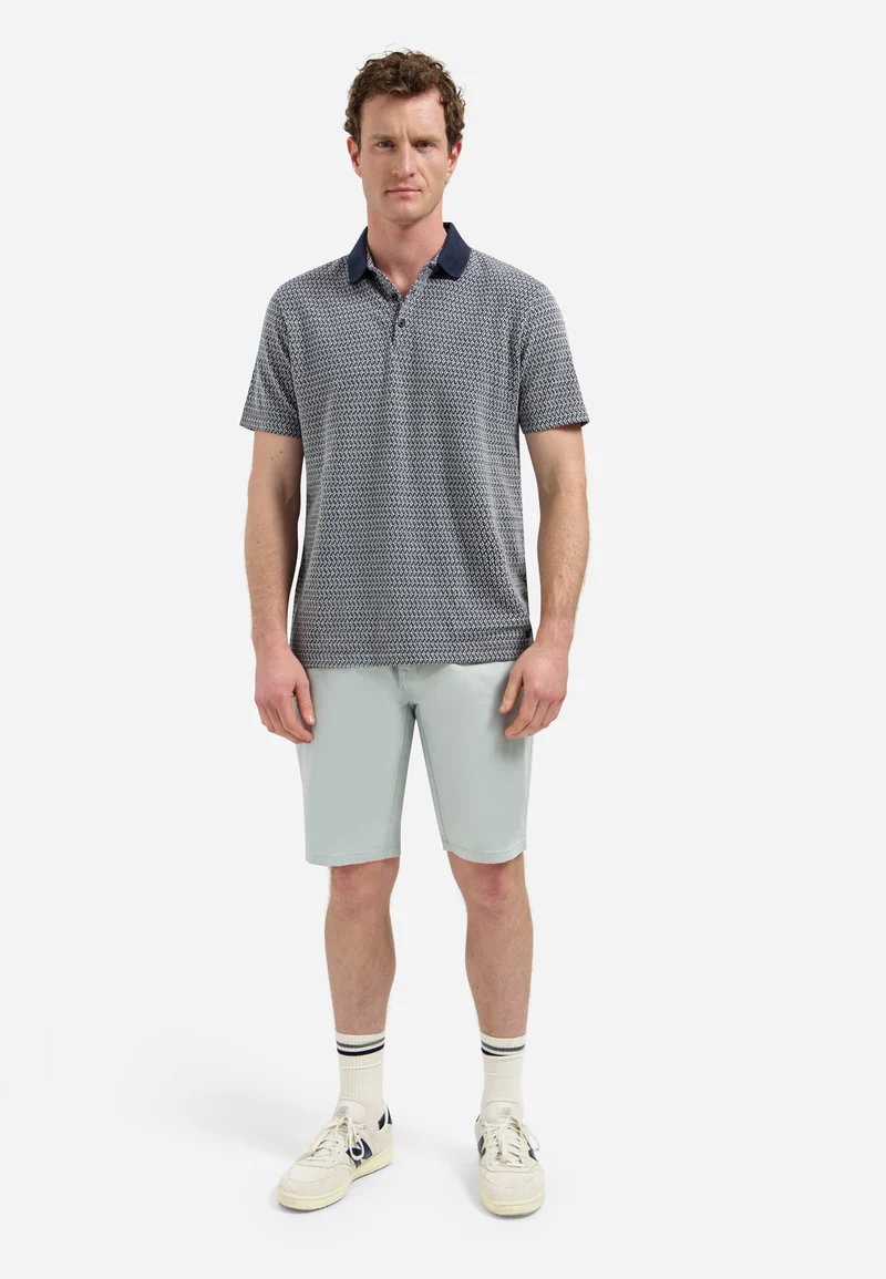Polo Short Sleeve Jacquard, Night