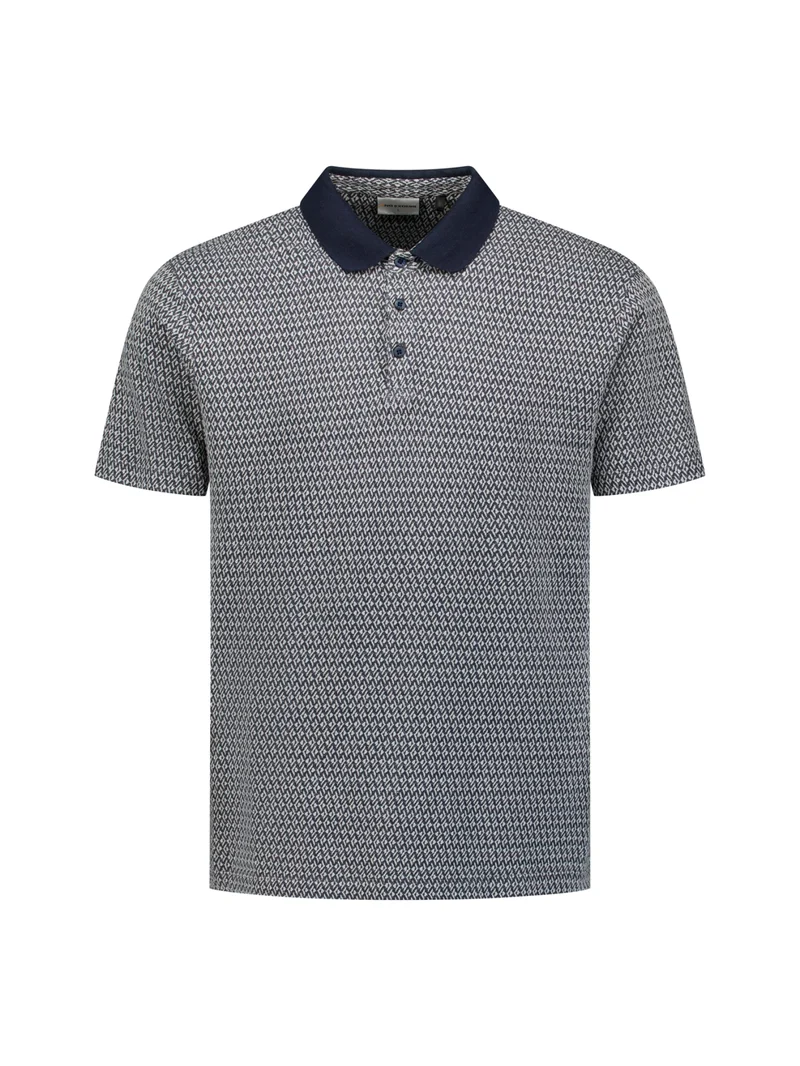 Polo Short Sleeve Jacquard, Night