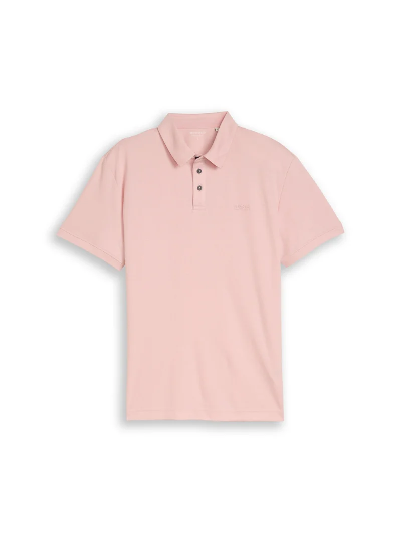decorated polo, twinkle pink two tone