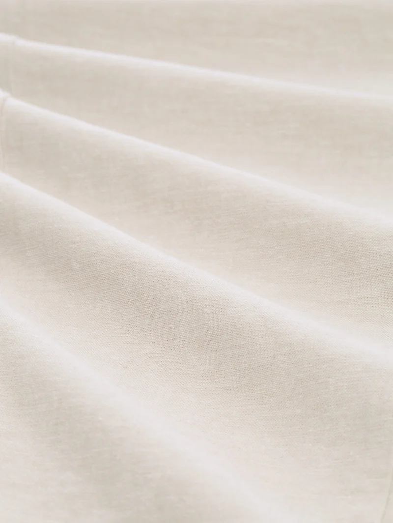 regular cotton linen chino sho, cashew beige chambray