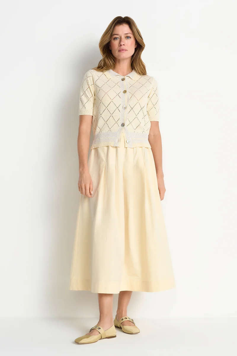 Short SLVS button down, soft butter
