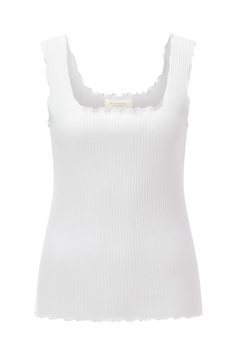 O Frill Top, white