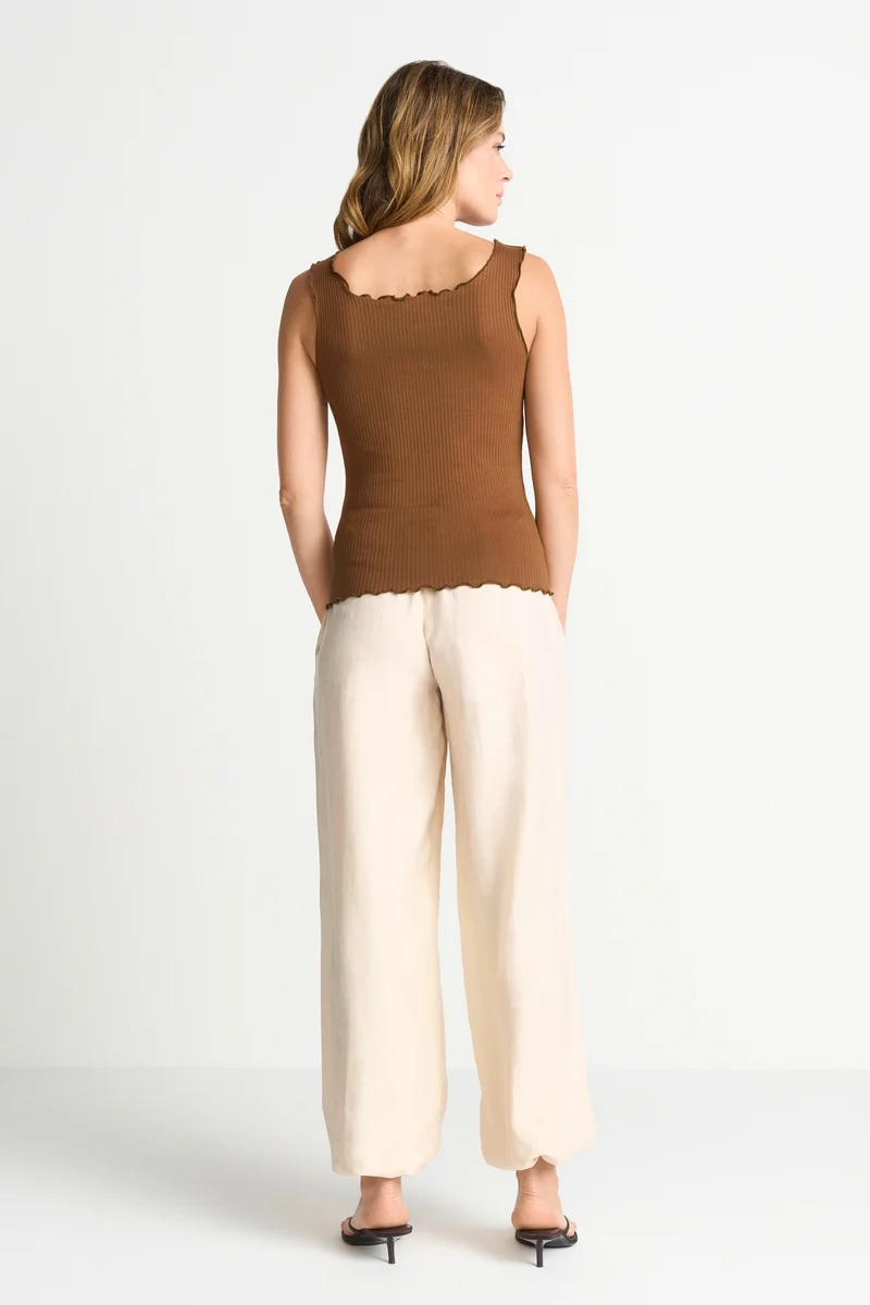 O Frill Top, coconut bark