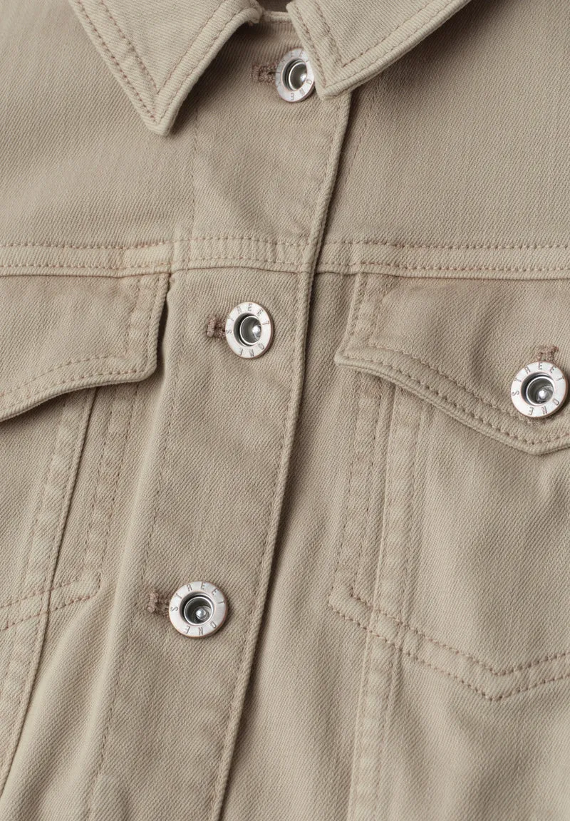 QR Style Jacket,beige washed, Beige Washed