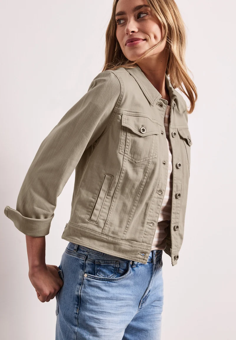 QR Style Jacket,beige washed, Beige Washed