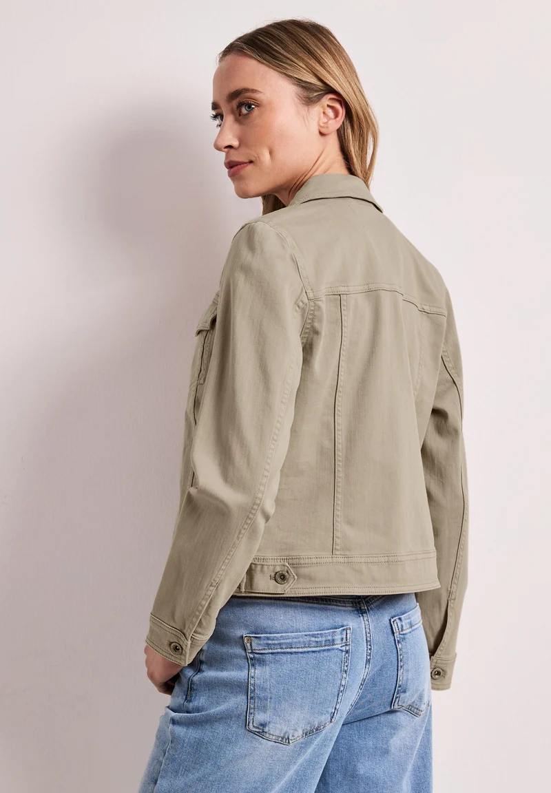 QR Style Jacket,beige washed, Beige Washed