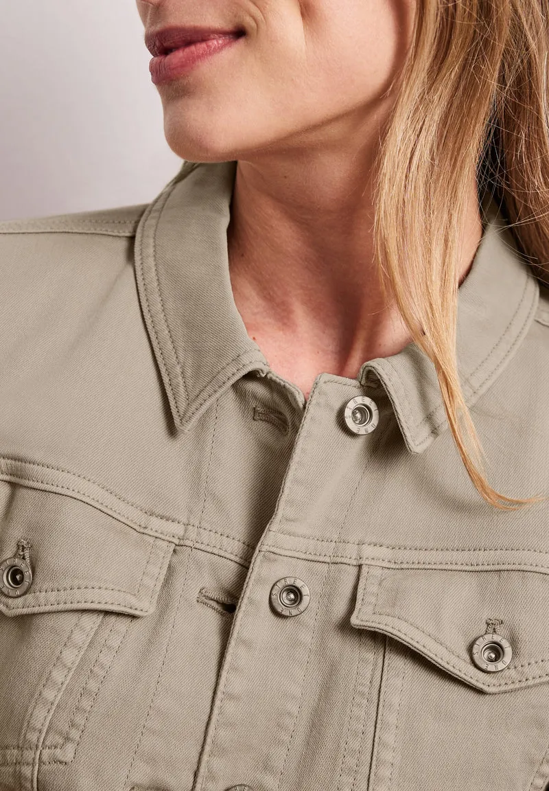 QR Style Jacket,beige washed, Beige Washed