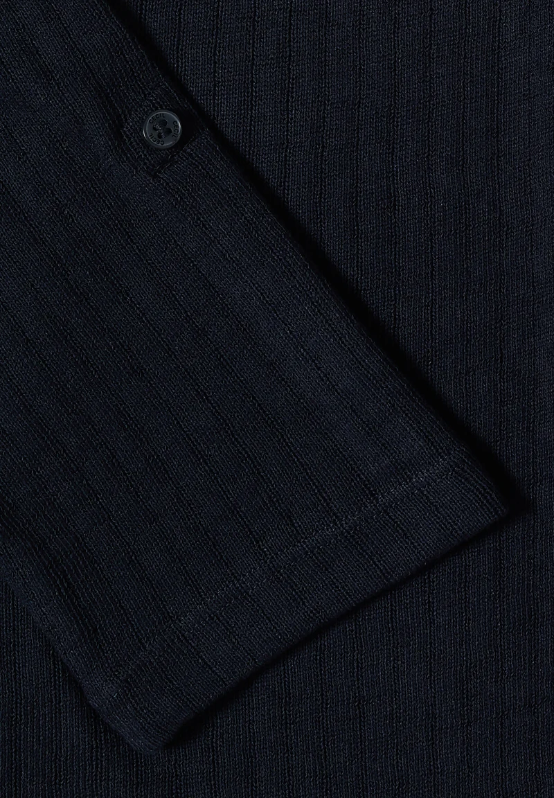 Open Knit Jacket, universal blue