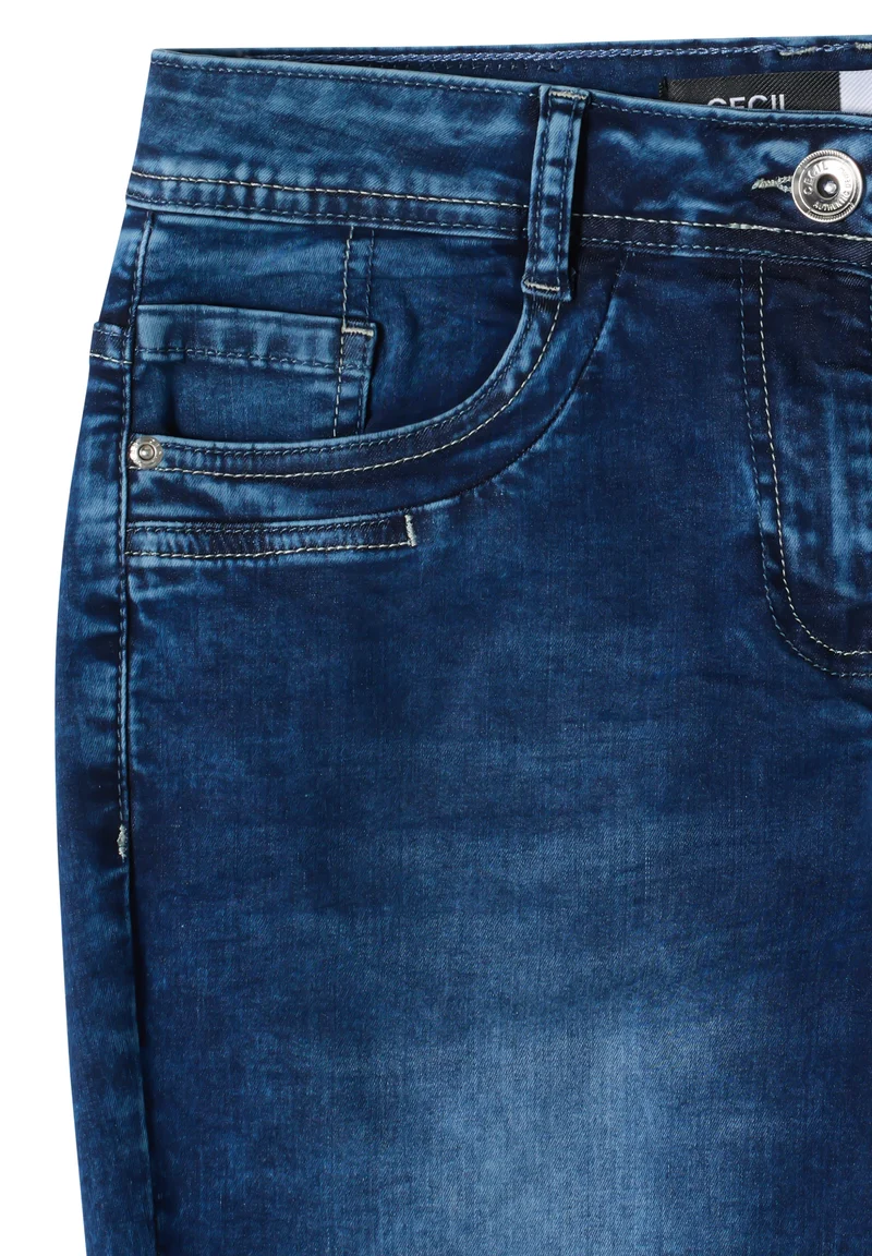 Style NOS Scarlett Mid Blue 22, mid blue used wash