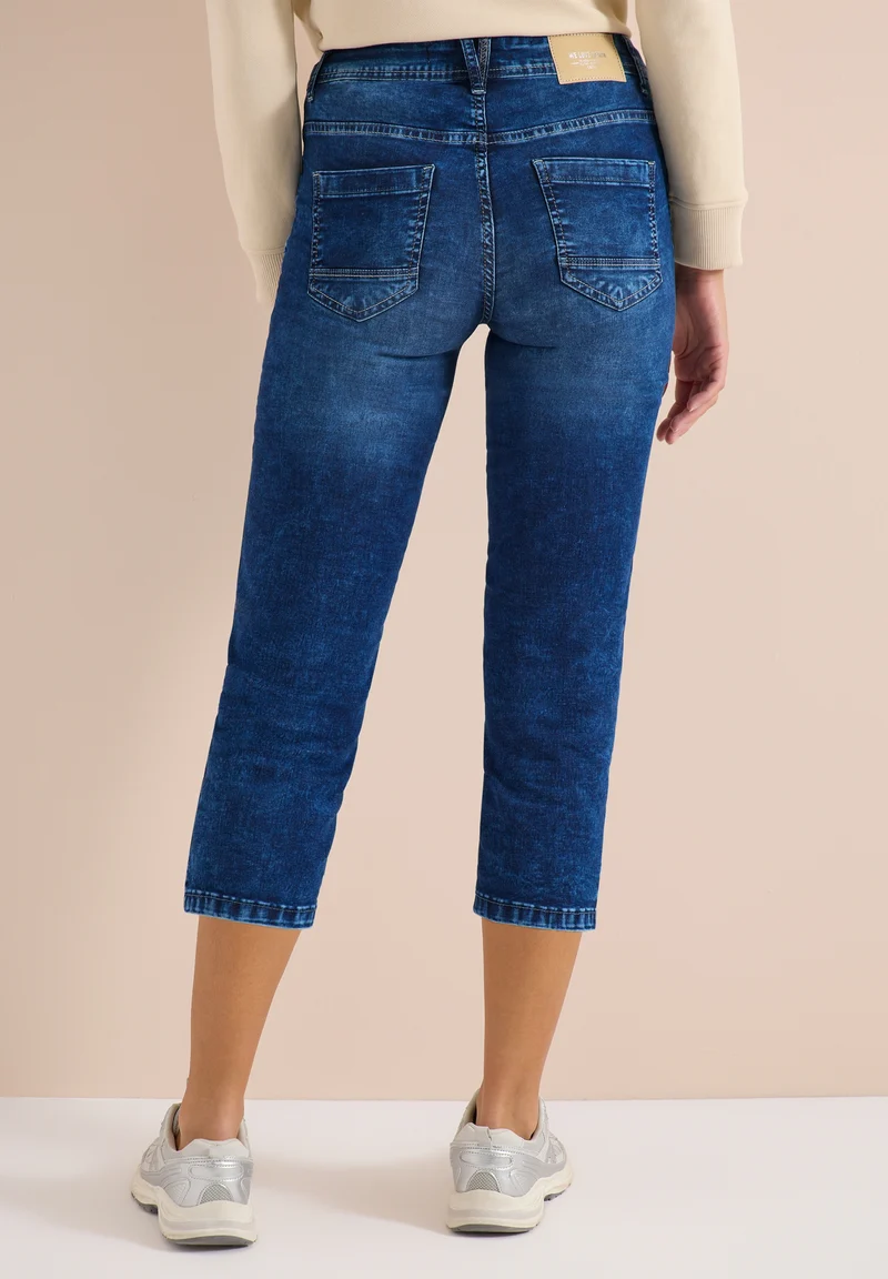 Style NOS Scarlett Mid Blue 22, mid blue used wash