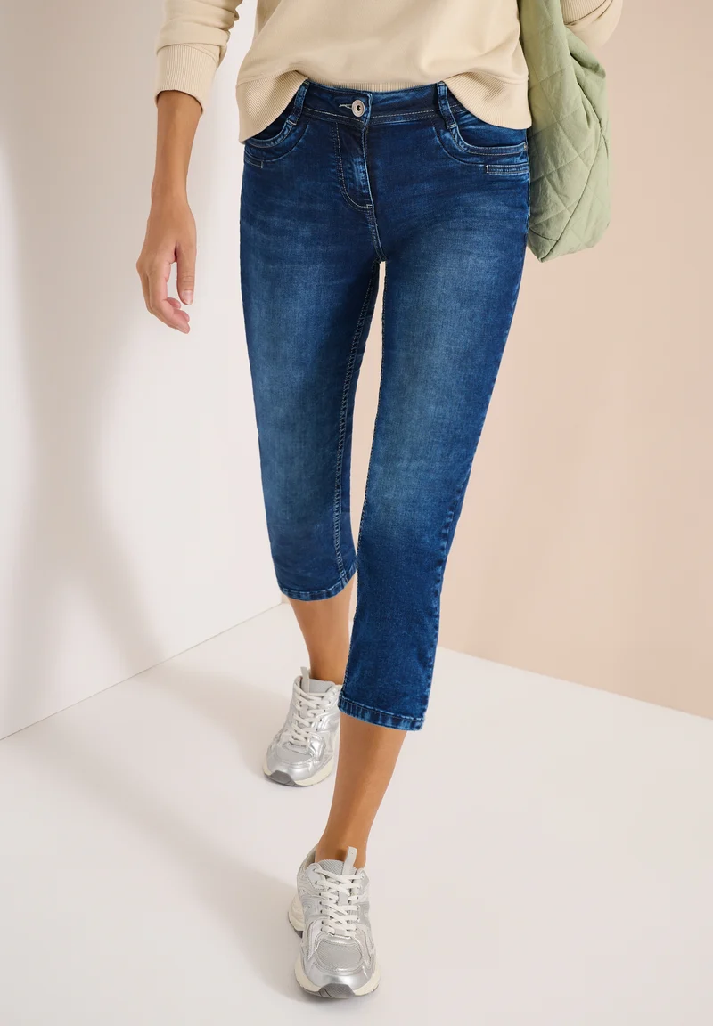 Style NOS Scarlett Mid Blue 22, mid blue used wash