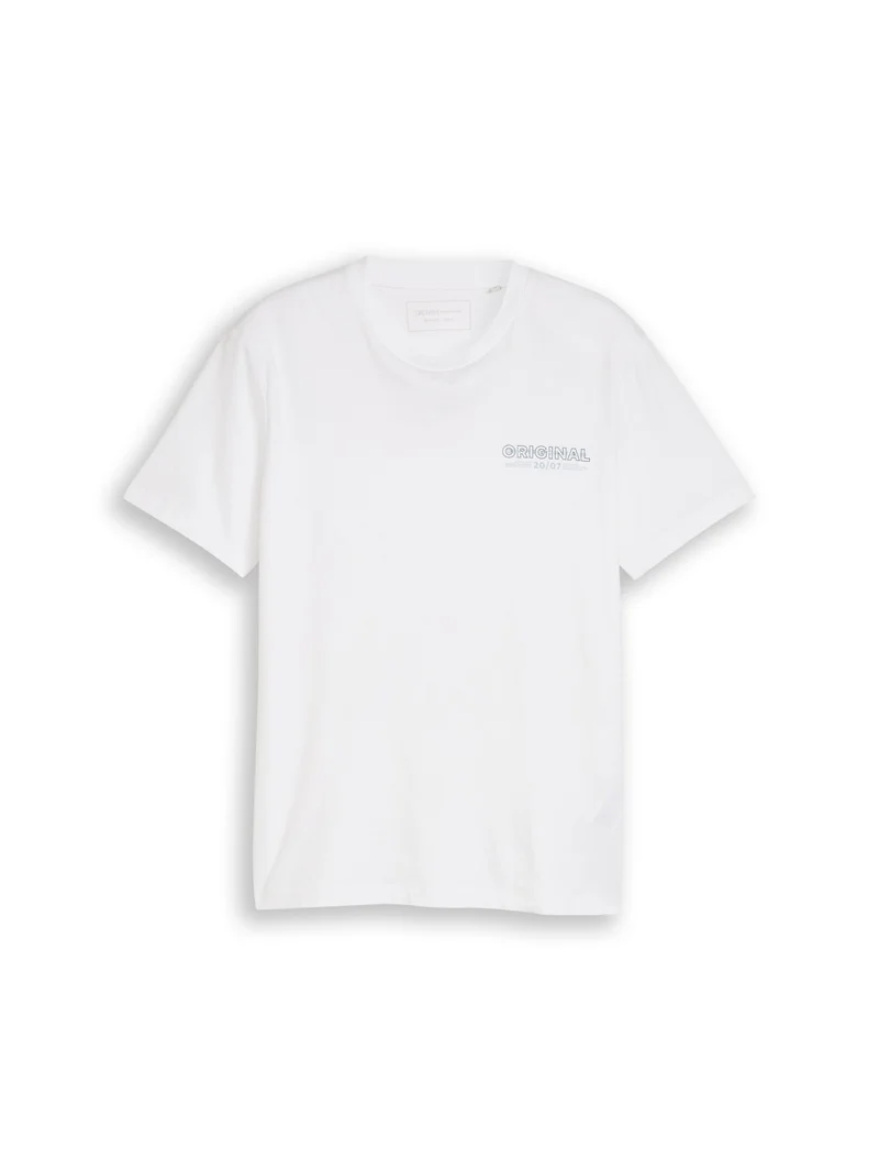 printed t-shirt, white horse
