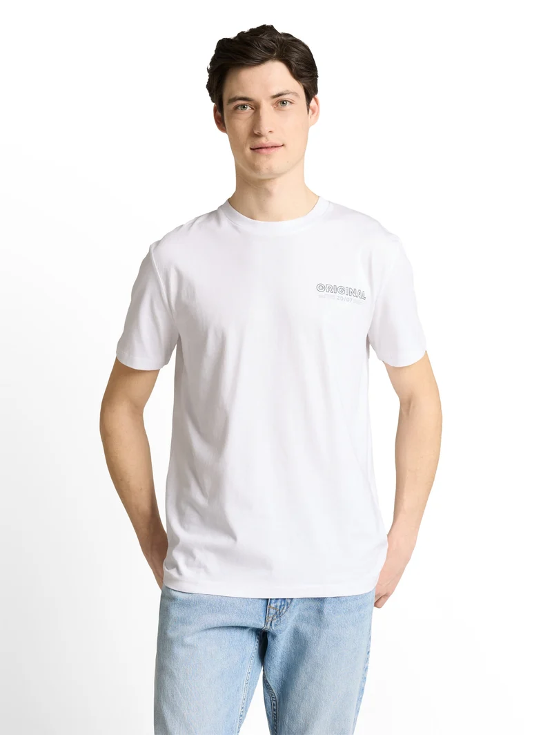 printed t-shirt, white horse