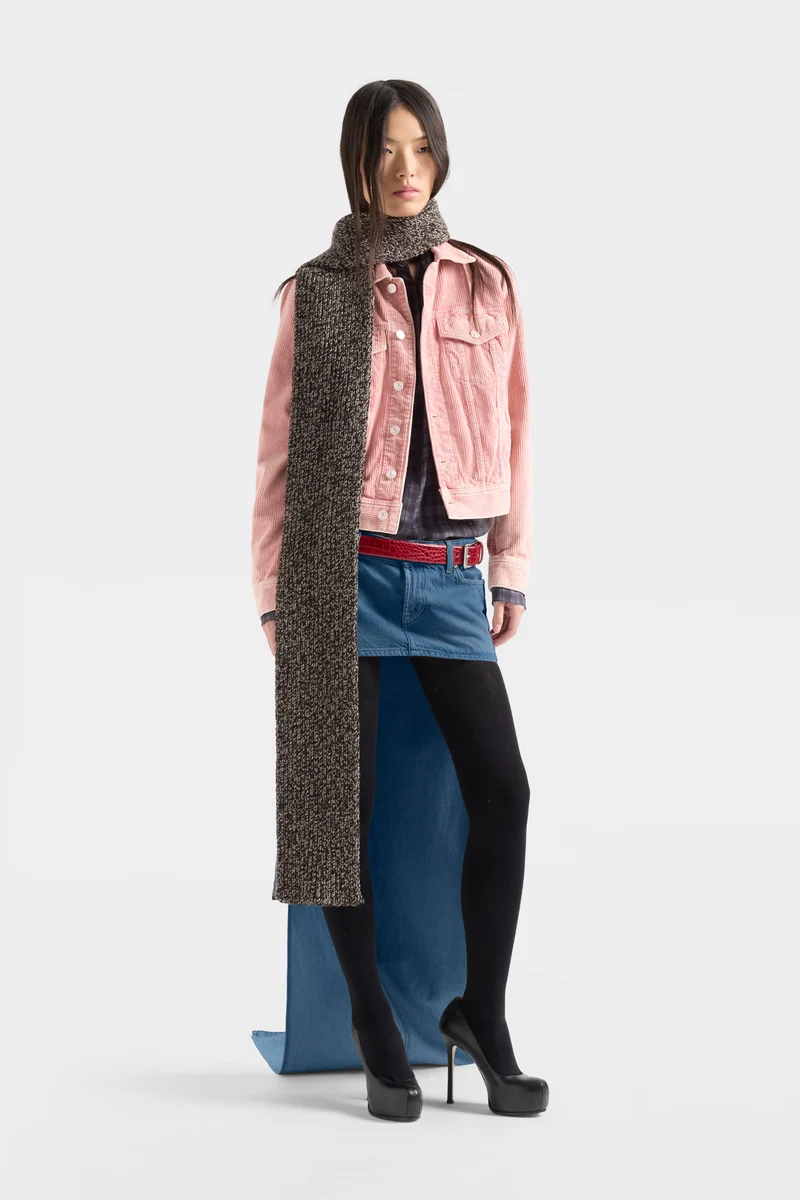 ADI TRUCKER JACKET in Corduroy Blushing